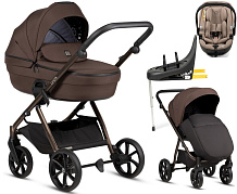 Детская коляска Tutis Uno 6 Plus Essential collection 4 в 1 с автокреслом Beno Beige и базой 1602147 Tiramissu