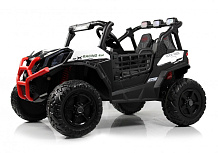 Детский электромобиль RiverToys K777KK LUX 4WD WHITE/белый
