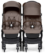 Коляска прогулочная для двойни Bumprider Connect.mini Taupe