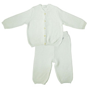 Комплект детской одежды Папитто кофточка+штанишки 2 предмета 73-7004 экрю 80
