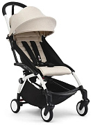 Коляска прогулочная Stokke YOYO3 рама белая White Bonpoint Beige