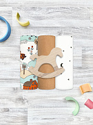 Пелёнки Mjolk трикотажные 3 шт 120х85 см Ферма/Camel/Ночное Небо