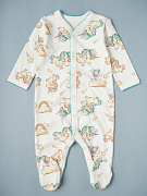 Комбинезон на кнопках Little Star Единороги 30032 (ЧЗ-мз) крем 74