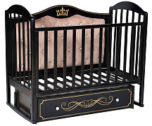 Детская кроватка Francesca Berta Elegance Premium с маятником шоколад