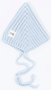 Шапка Mimibaby Эльф (хлопок) небесный, 0-6 мес. (38-44см) 38