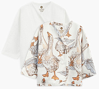 Комплект распашонок Happy Baby для новорожденного 2 шт 90130 geese 50