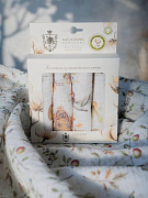 Платочки НаследникЪ Выжанова муслин 21х21 4 шт Н08030 ЧЗ Н08030-03037, русские сказки