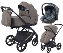 Детская коляска Rant Garda 3 в 1 с автокреслом Miro Graphite Mocca