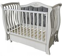 Детская кроватка Кедр Мэри 3 (маятник универсальный,колесо) лунная ночь