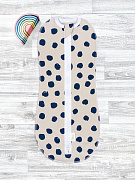 Утеплённый кокон Mjolk Горошки 56