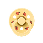 Пустышка латексная Bibs Studio Colour - Ladybug Friends, 0+ 10025310 Pale Butter