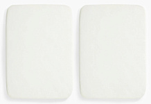 Простыня Happy baby на резинке 100x70 см 2 шт 87563 молочный