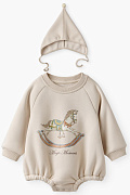 Джемпер-боди и шапка Happy baby 88573-0 ЧЗ cream, 62-68 62
