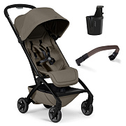 Детская прогулочная коляска Joolz Aer 2 SE с бампером и подстаканником Hazel brown