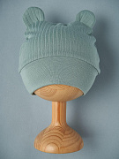 Шапочка-котелок Little Star Мишка 9812 (ЧЗ-мз) оливковый 38