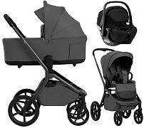 Коляска 3 в 1 Sweet Baby SBL Orso New + автокресло Premier Black New Dark Grey