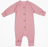 Комбинезон на пуговицах AmaroBaby Fashion ЧЗ розовый 62