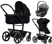 Детская коляска 3 в 1 Joolz Day 5 и автокресло Britax Roemer Baby-Safe Pro Style Mineral Grey без адаптеров Space Black