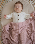 Плед детский Loomknits W028 пудровый