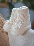 Носки вязаные НаследникЪ Выжанова НВ-МТ-033 ЧЗ натуральный, р. 0-6 мес