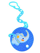 Держатель-клипса для пустышки Uviton Круглый 0226 Слоник