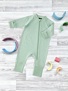 Комбинезон на манжетах Mjolk Пыльный ментоловый с рукавом реглан 56