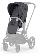 Прогулочная коляска Cybex Priam IV Chrome Brown Simply Flowers Grey (Dream Grey)