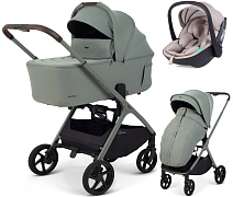 Детская коляска Rant Aventa 3 в 1 с автокреслом Miro Beige Olive