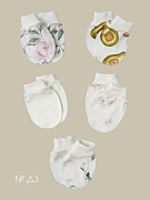 Антицарапки Little Star 5 пар 21-5 (ЧЗ-мз) №Д3, интерлок крем 56