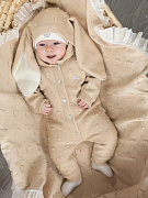 Комбинезон НаследникЪ Выжанова с капюшоном НВ21020 натуральный 56