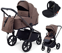 Детская коляска Rant Flex Forma 3 в 1 RA124 с автокреслом Cruise Black Beige Бежевый