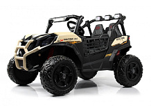 Детский электромобиль RiverToys K777KK LUX 4WD CREAMY/кремовый