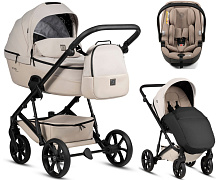 Детская коляска Tutis Viva 6 Plus Essential 3 в 1 с автокреслом Beno Beige 1612058 Crystal