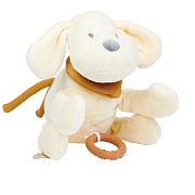 Игрушка мягкая музыкальная Nattou Musical Soft toy CHARLIE Собачка ваниль