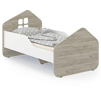 Кровать подростковая Sweet Baby Olivia Grigio Bianco (дуб серый-белый)