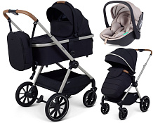 Детская коляска Rant Moss Prime 3 в 1 с автокреслом Miro Beige Black