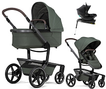 Детская коляска 4 в 1 Joolz Day 5 и автокресло Baby-Safe Core Space Black и база Baby-Safe Core Forest Green