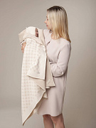 Плед НаследникЪ Выжанова Наследникъ р. 95х95 НВ-МТ-018 натуральный