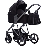 Детская коляска Bebetto Flavio 3 в 1 с автокреслом Avionaut Cosmo 10 черный серая рама