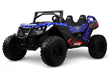 Детский электромобиль RiverToys A707AA LUX NEW 4WD BLUE-SPIDER/синий спайдер
