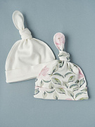 Комплект котелков Little Star 2 шт 1281 пионы, крем 38