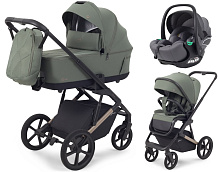 Детская коляска Rant Garda 3 в 1 с автокреслом Evomax Grey Olive