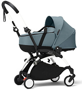 Коляска для новорожденных Stokke YOYO3 Newborn Shell 0+ рама белая White Aqua