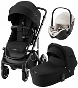 Коляска 3 в 1 Britax Roemer Smile 5Z и автокресло Baby-Safe PRO LUX Soft Taupe Space Black