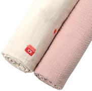 Пелёнки муслиновые Buba Kids, 2 шт, 75х115 см BKMUSSW66 Варенье/Пудра