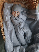 Комбинезон утепленный НаследникЪ Выжанова с капюшоном 308-260 ЧЗ серый 56