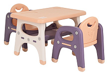 Набор Pituso Столик и 2 стула UN-ZY02-2 Purplе/Фиолетовый