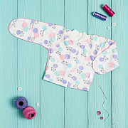 Кофточка Vikalex Шарики розовые футер 62