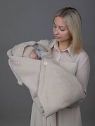 Конверт-плед НаследникЪ Выжанова утепленный р. 85х85 НВ-МТ-048 бежевый