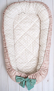 Подушка-гнездышко Lappetti с матрасиком Ривьера розовый